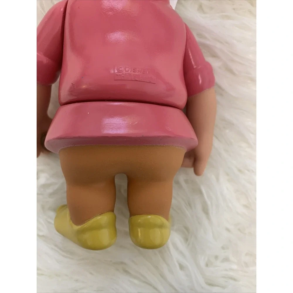 Doc Disney Snow White Seven Dwarfs Figurine Vinyl Rubber Plastic Collectible 6